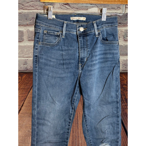 LEVI'S 720 Super Skinny Distressed‎ Jeans - Size 26 - Picture 2 of 5
